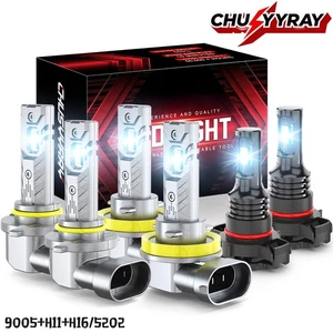 Para Para Chevrolet Silverado 1500 2007-2015 -Kit de faros LED + focos antiniebla - Imagen 1 de 14