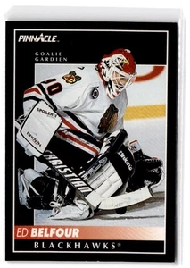 1992-93 Pinnacle Canadian Ed Belfour #118 Chicago Blackhawks - Picture 1 of 2