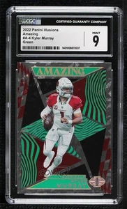 2022 Panini Illusions Amazing Green /10 Kyler Murray #A-4 CGC 9 Mint - Picture 1 of 3