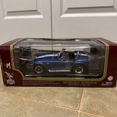 Road Legends 1964 Shelby Cobra 427 S/C Collection Die Cast Metal 1:18 Foto 1 de 4