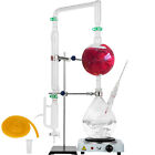 Lab Glass Essential oil steam distiller distillation apparatus distilling kit