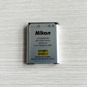 For Nikon EN-EL19 Battery Coolpix S2500 S3100 S4100 S4200 S4300 S5200 S5 - Picture 1 of 5