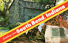 South Bend, Indiana, Council Oak, Pierre Freischutz Cabin - Postcard (J11)
