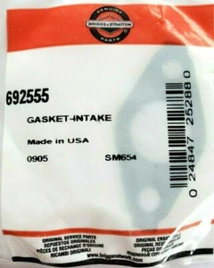 OEM Briggs & Stratton 692555 Intake Gasket *Fast Free Shipping* - Picture 1 of 1