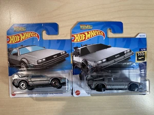 Hot wheels Back to the Future Time Machine and Hover Mode new on cards rare - Picture 1 of 12