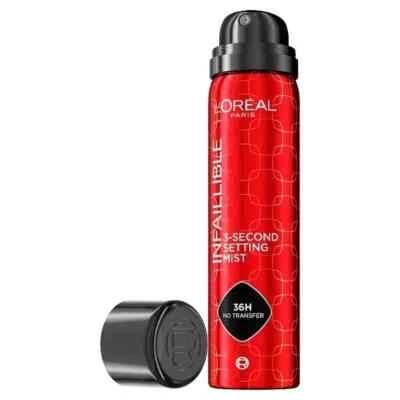 L'oreal Paris Infallible 3 Second Setting Fixing Spray For Makeup 75ml 36HR UK