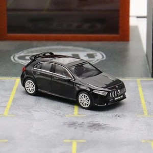 NZG 1:64 Black A45S W177 Racing Sports Hatchback Model Diecast Metal Car New - Picture 1 of 5