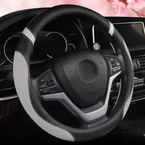 Steering Wheel Cover for Men Women Leather Universal Steering Wheel Covers for C - Picture 1 of 6