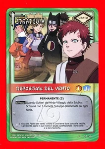 NARUTO 8th Edition -Panini- Card Game -STRATEGIA ST-321 (N) - DEPOSITARI VENTO - Picture 1 of 7