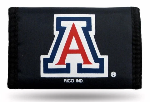 Arizona Wildcats Nylon Trifold Wallet Cover