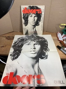 The Doors The Illustrated History Paperback W/ Poster Quill Sugerman Morrow 1983 - Picture 1 of 13