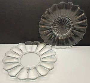 Vintage Heisey Glass 7 1/2" Clear 'Crystolite' Salad Plates - Picture 1 of 1