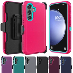 For Samsung Galaxy S23 FE Heavy Duty Phone Case Shockproof Cover / Clip Holster - Picture 1 of 79