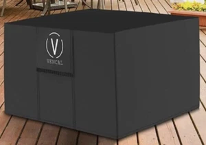 NEW Vencal Fire Pit Cover 36 x 36 Square Black Heavy Duty - Picture 1 of 1