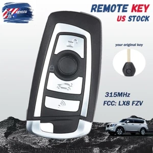 Modified Flip Remote Key Fob for BMW EWS 3 5 7 E38 E39 E46 X3 X5 Z3 Z4 - LX8 FZV - Picture 1 of 7