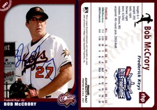 Bob McCrory Signed 2007 Grandstand Carolina League All-Stars #NNO Card Auto
