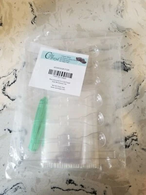 CybrTrayd Flower Rose Lollipop Kit Chocolate Mold Plastic With 50 Paper Lollipop - Image 1 of 4