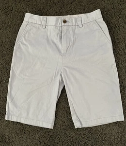 BROOKS BROTHERS Boys Light Blue Flat Front Chino Shorts Size 14 - Picture 1 of 5