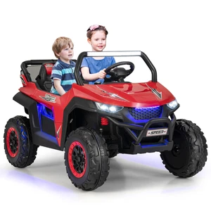 12V 2-Seater Kids Ride On UTV RC Electric Vehicle Suspension w/ Lights & Music - Picture 1 of 7