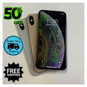 Apple iPhone XS Unlocked 64GB/256GB - Space Gray/Silver/Gold (Verizon/T-Mobile) - Picture 1 of 8