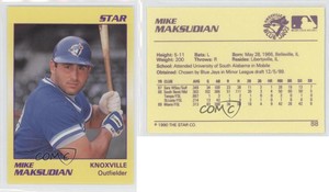 1990 Star Minor League Mike Maksudian #88