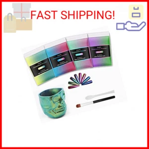CHEAPART Chameleon Mica Powder 4 Colors Shift Pigment Powder Shimmer Holographic - Picture 1 of 2