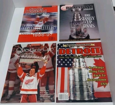 Detroit Red Wings 1996-97 Sports Illustrated Detroit News Stanley Cup Magazines - Image 1 of 4