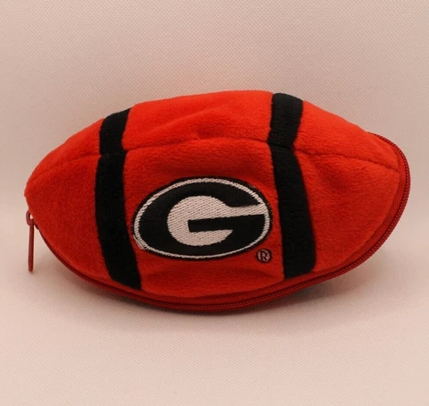 Plushland Zipper Football University of Georgia Bulldogs UGA 2000 Red NO BEAR 8" Cover