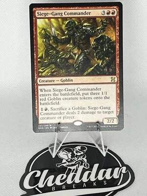 Siege-Gang Commander - Eternal Masters - Magic the Gathering Mtg - Image 1 of 2