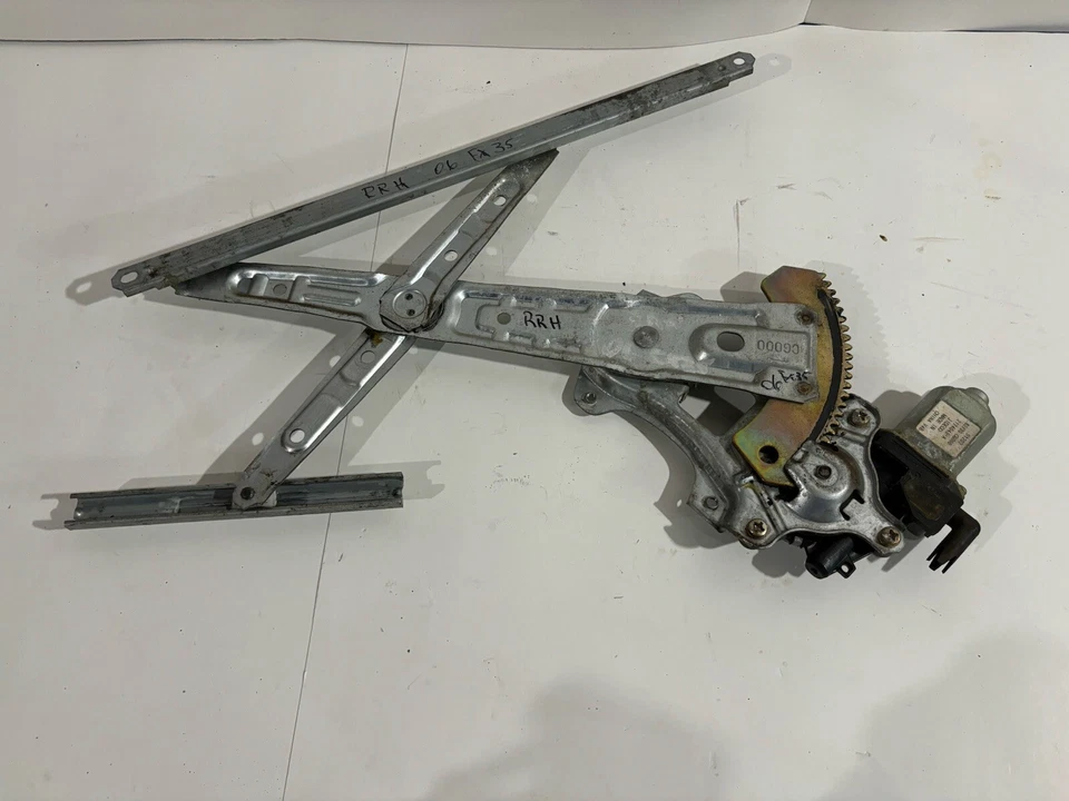 2006 2007 2008 INFINITI FX35 FX45 REAR RIGHT DOOR WINDOW REGULATOR W/ MOTOR ASSY - Image 1 of 4