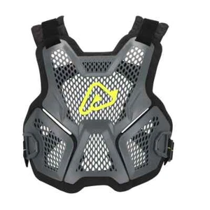 Acerbis Grey P035 Racing Adult MX Body Armour Motocross Chest Roost Guard - Picture 1 of 2