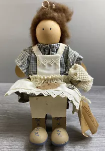 Vintage Lizzie High Wood Doll Jessica High Made Mother's Day Gift No Stool - Picture 1 of 12