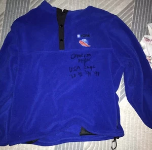 Cammy Myler Autographed US 1992 Olympics Luge Shirt And 2002 Jacket - Picture 1 of 5