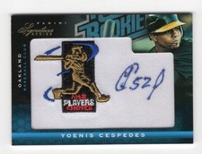 2012 Signature Series Rated MLBPA /299 Yoenis Cespedes RPA Rookie Patch Auto RC
