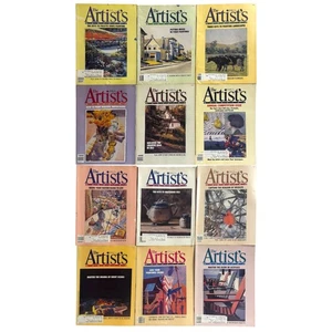 The Artist's Magazine 1991 Full Year Set Jan-Dec Painting Techniques Art Vintage - Bild 1 von 6