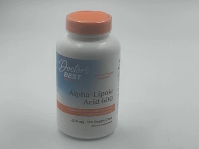 Ácido alfa lipoico Doctors Best 600 mg (180 cápsulas vegetales) caducidad 26/07 Foto 1 de 4