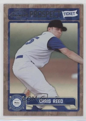 2011 Playoff Contenders Prospect Tickets Crystal Collection /299 Chris Reed - Image 1 of 2