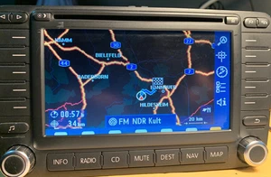 VW Golf V Passat 3C Navi RNS MFD mit Code 1K0035198C - Bild 1 von 14