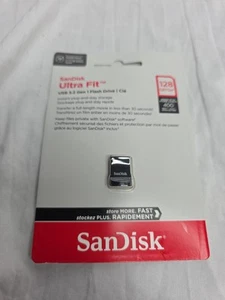 Sandisk 128Gb Ultra Fit Usb 3.2 Gen 1 Flash Drive - Up To 400MBs (AMB) - Afbeelding 1 van 3