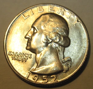 1952 P * PHILLY * Silver WASHINGTON QUARTER * As Seen *USA FREE SHIP Only Please - Picture 1 of 3