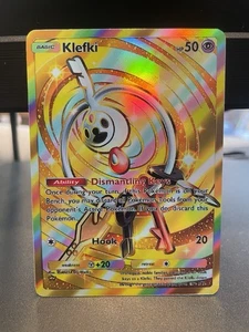 Fan Art Pokemon TCG Pocket Klefki Holo Crown Rare | Mega Rising - Picture 1 of 3
