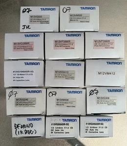 14 New Tamron Megapixel CCTV Security Camera Lenses - Picture 1 of 2