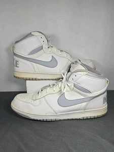 Nike Big High Basketball Shoe White/Wolf-Grey Sneakers 336608-118 Men's 14 - Picture 1 of 24