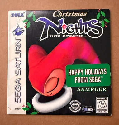 Christmas Nights Into Dreams Sampler [Saturno] con pegatina Felices Fiestas de Sega Foto 1 de 4