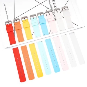 Perfektes Ersatzarmband für Ihre Uhr Silikon Edelstahl Metallschließe - Bild 1 von 23