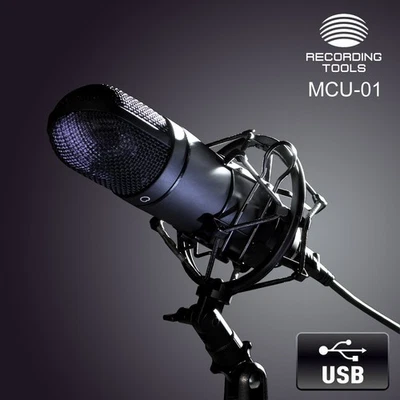 MCU-01 USB Studio Kondensator Mikrofon Home Recording Studio Computer Aufnahme - Bild 1 von 4
