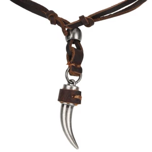 Tribal Necklace Viking Jewelry for Men Braided Miss Man - Picture 1 of 11