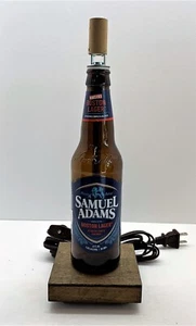 Sam Adams Boston Beer Table Desk LAMP Bar Lounge Decor Beer Bottle Party Light - Picture 1 of 4