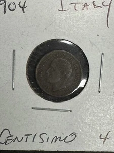1904 R Italy One Centesimo Gorgeous Coin - Picture 1 of 3