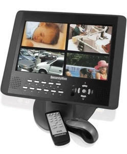 SecurityMan LCDDVR4-320 10.2" LCD Monitor with 4-CH DVR 2-in-1 System NO HDD - Picture 1 of 2